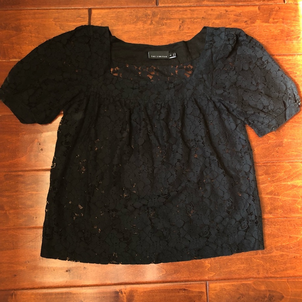 Lace Blouse The Limited // size xs extra small